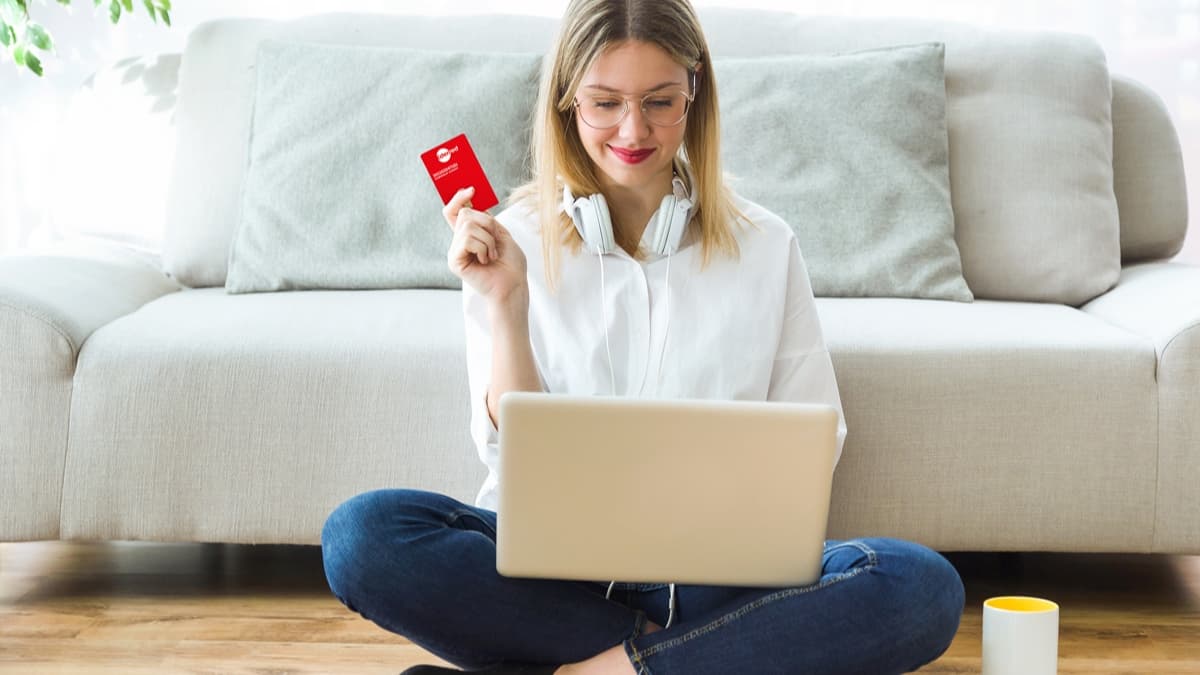 Paiement en ligne avec une carte Edenred.
